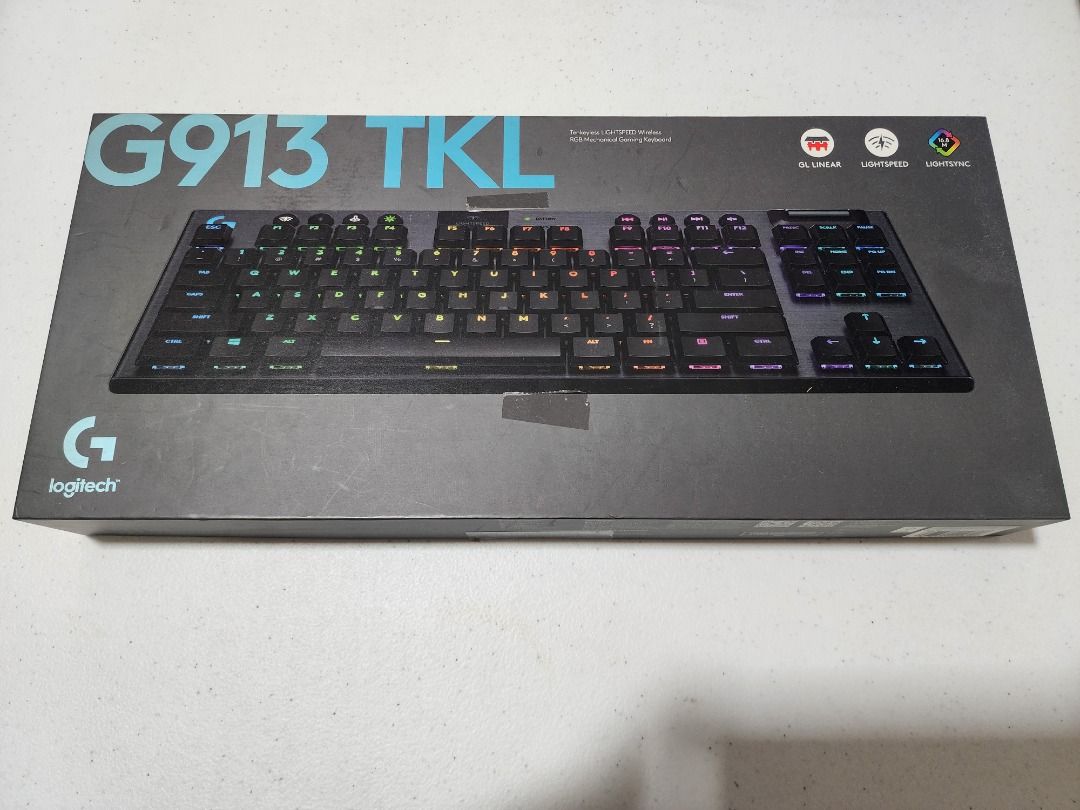 Logitech G913 TKL Wireless Mechanical Keyboard, Computers & Tech, Parts ...