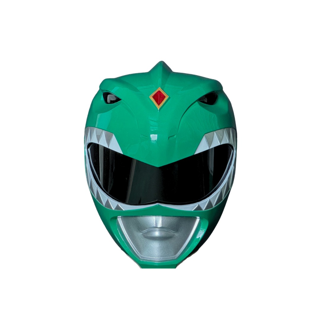 Mighty Morphin Power Rangers Green Ranger Helmet Cosplay Dragonzord ...