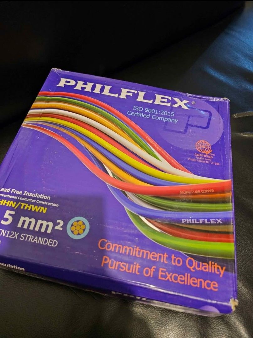 Philflex THHN/THWN 3.5mm2 Stranded Wire, Furniture & Home Living, Home ...