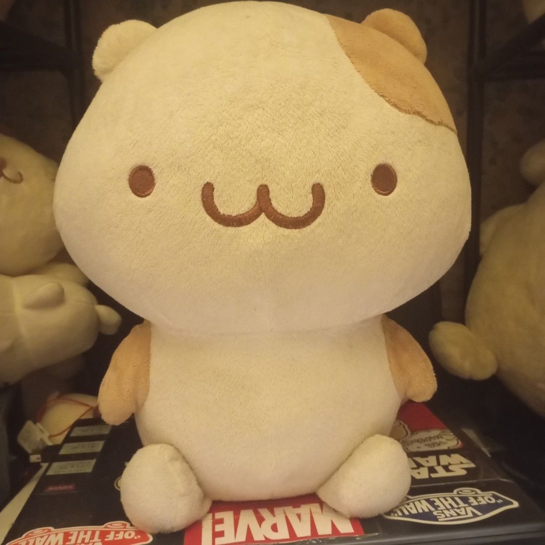 sanrio pompompurin's friend muffin (Category: Plushies & Soft Toys) located in Caloocan City. Submitted by thecanceri83884 (Listing ID 1402140778, Image 1). Description: 1000 pesos for muffin 500 for accessories (official beanie and no etiketa mallow neck pillow) pompompurin accessories can also be used for human 1500 for both.