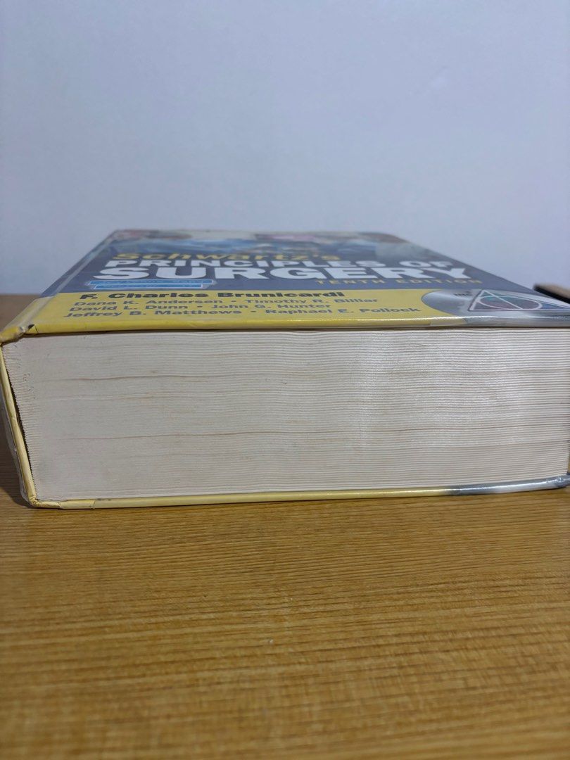 Schwartz Principles of Surgery (Category: Textbooks) located in Quezon City. Submitted by pritz (Listing ID 1402108370, Image 3). Description: Schwartz Principles of Surgery 10th edition Some pages with highlights and pen marks <20pages .