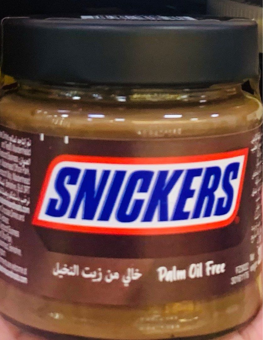 SNICKERS CHOCOLATE SPREAD 200G (Category: Other Food & Drinks) located in Imus. Submitted by foodhaveit24 (Listing ID 1402265269, Image 1). Description: - Delicious Snickers spread! - Palm oil-free. - Perfect for spreading on bread and crackers. - Enjoy it straight from the jar! - A sweet treat. - Jar is sealed..