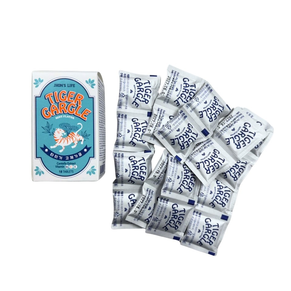 TIGER GARGLE MOUTHWASH TABLET (18 TABLETS), Everything Else on Carousell