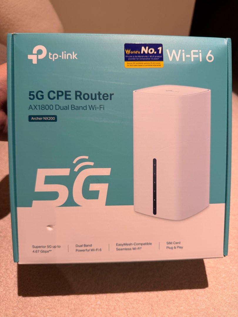 TP-Link 5G Router NX200 AX1800 Dual Band, Computers & Tech, Parts ...