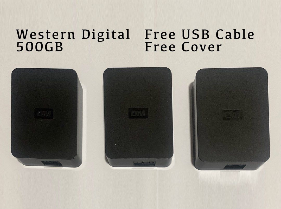 Western Digital (Category: Hard Disks & Thumbdrives) located in Makati City. Submitted by mikeebwb (Listing ID 1402273822, Image 1). Description: Western Digital All 500GB No any issues no any damage Free USB Cable Free Protection Cover .