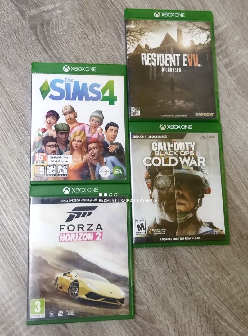 Xbox One, Xbox Series X & Xbox 360 Games (Category: Xbox) located in Dasmarinas. Submitted by nixx_hayabusa (Listing ID 1402276815, Image 2). Description: Xbox One, Xbox Series X and Xbox 360 Games For Sale Xbox One & Xbox Series X Game Titles: The Elder Scrolls Online: GOLD EDITION 200 Resident Evil 7: BIOHAZARD 600 (SOLD) Forza Horizon 2 600 (SOLD) Diablo III Eternal Collection 800 Warriors Orochi 3 Ultimate 500 Dynasty Warriors 9 500 Mass Effe