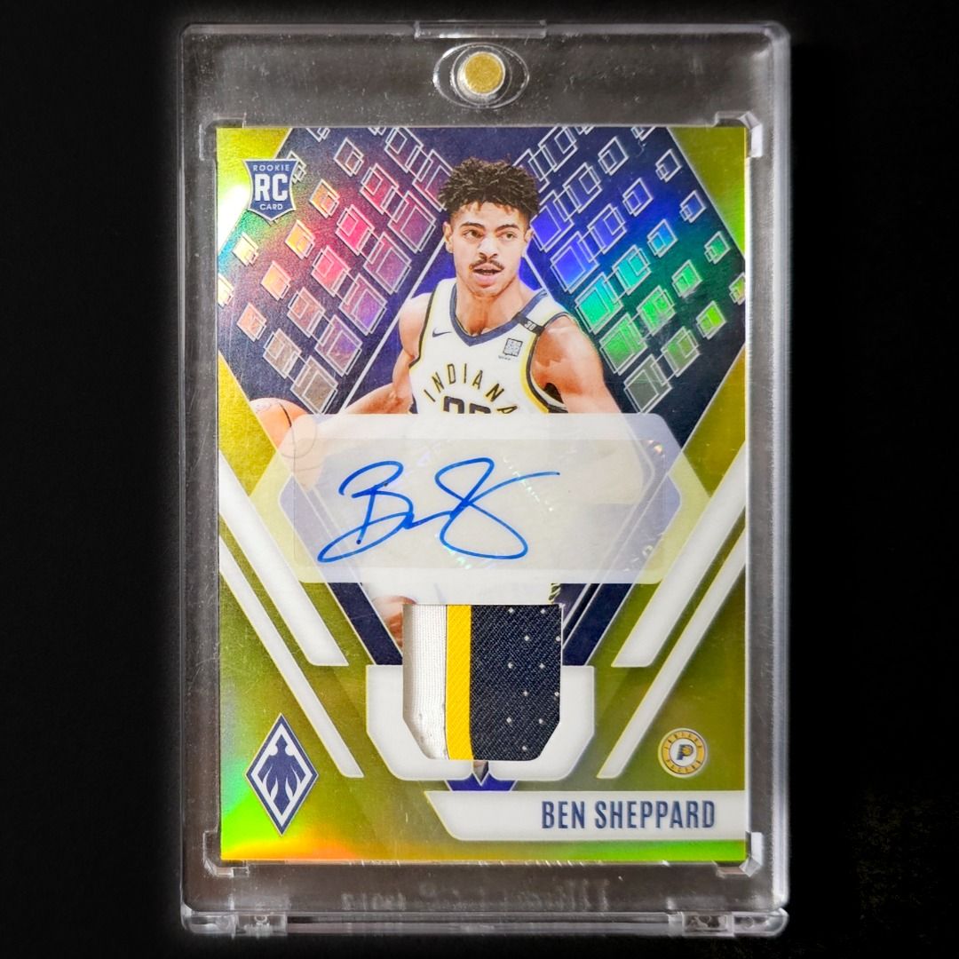 2023-24 Panini Phoenix Ben Sheppard Rookie Jersey Autographs Yellow /35 ...