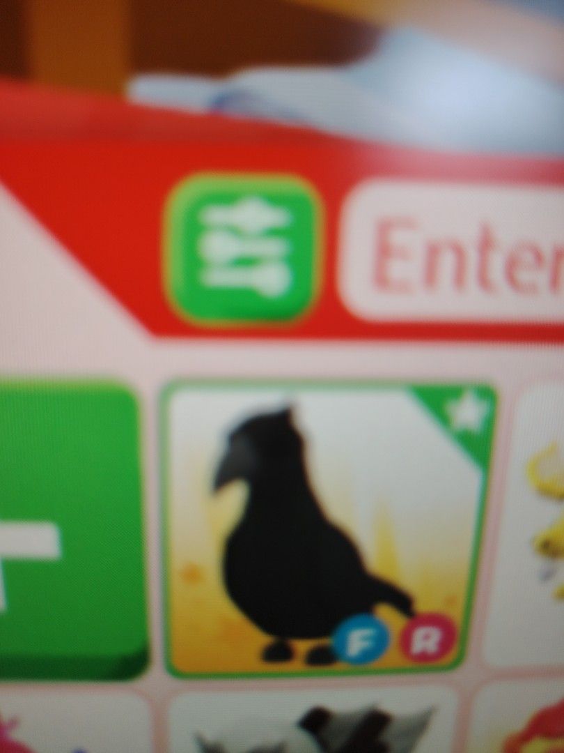 Adopt Me! Fly Ride Crow, Video Gaming, Gaming Accessories, In-Game ...