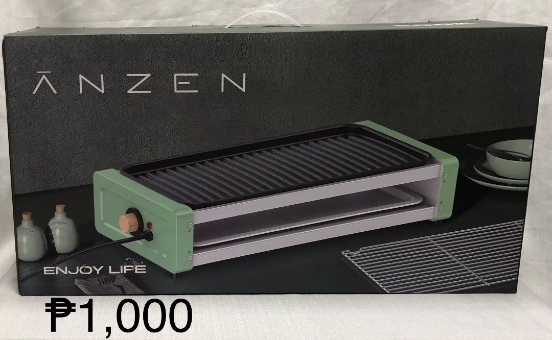 ANZEN Electric Griller (Category: BBQ, Grills & Hotpots) located in Cainta. Submitted by liveowl-3939 (Listing ID 1402470192, Image 1). Description: New item Below SRP RFS: Moving out sale/ Decluttering Free delivery: -Cainta & Pasig Greenpark Village -Vista Verde Village Meetups: -Q Plaza Marcos highway -Sta Lucia East Mall -Robinsons Metro East -Gate 5 Manggahan Mcdo Lalamove: Buyer will shoulder the delivery/shipping fee.