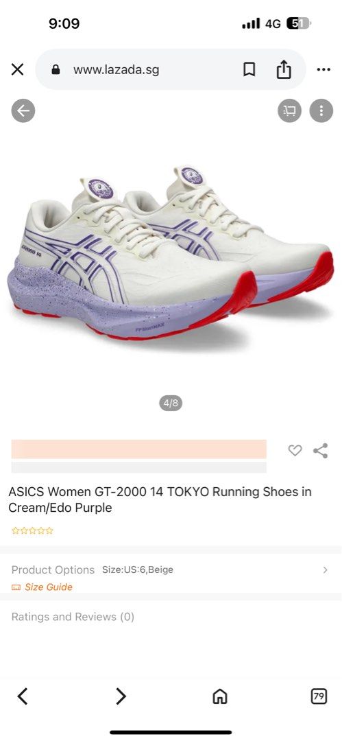 ASICS GT-2000 14 TOKYO Running Shoes (Category: Sneakers) located in Singapore. Submitted by daiseryyyyyyy (Listing ID 1402420799, Image 1). Description: Worn ones! As good as new!.