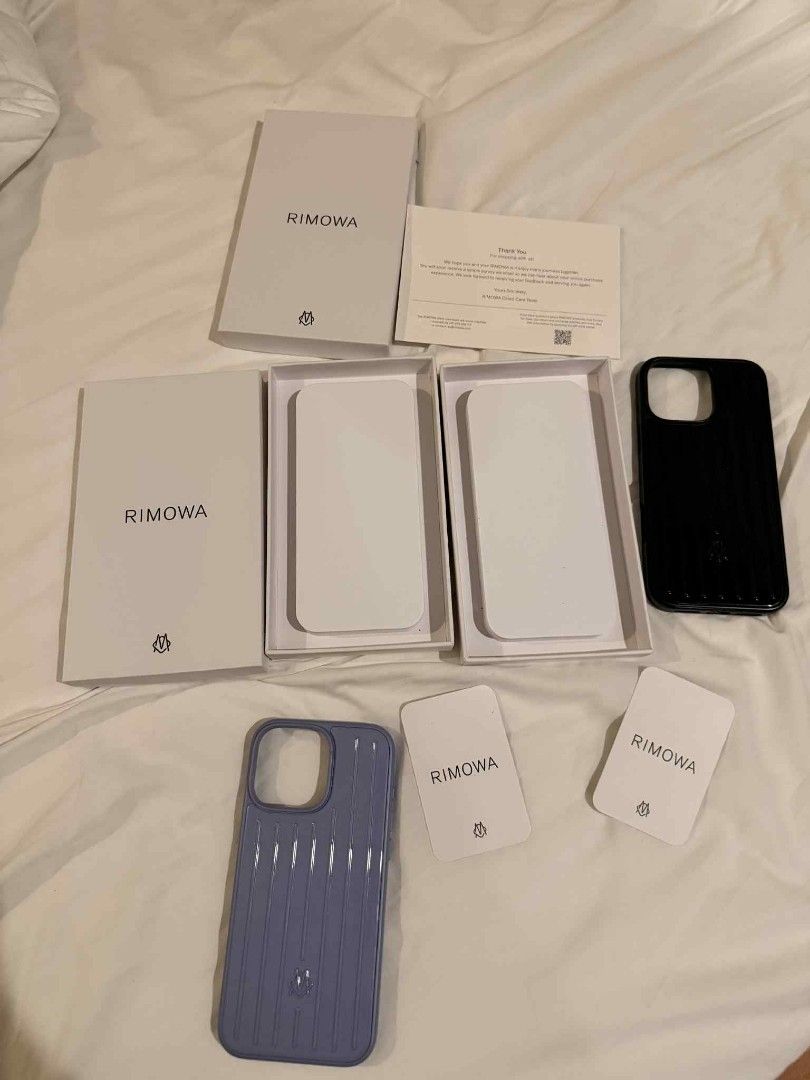 Authentic Rimowa iPhone 16 Pro Max Case 2pcs for 199$ only