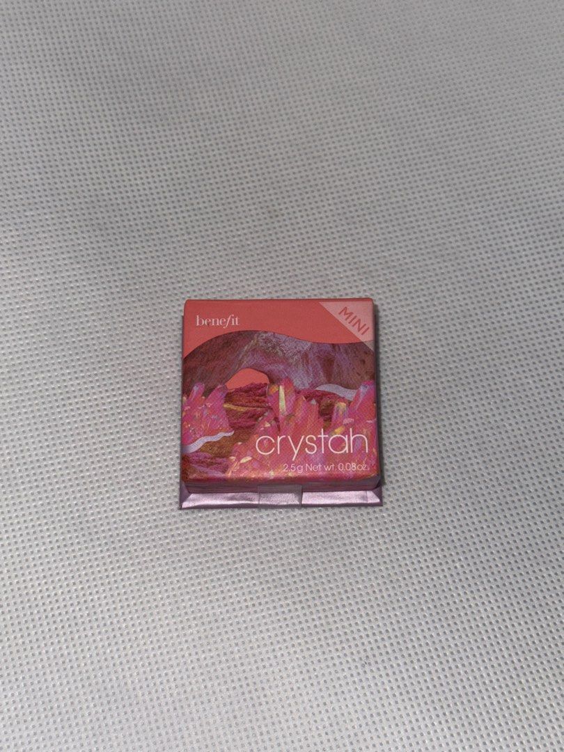 Benefit Cosmetics Crystah Blush Mini 2.5g (Category: Makeup) located in Las Pinas. Submitted by declutterverse (Listing ID 1402441846, Image 1). Description: Benefit Crystah Mini Blush Mini size: 2.5g Authentic Brand new, sealed.