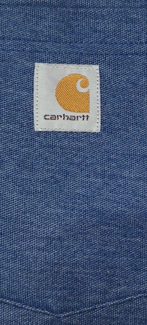 Carhartt Pocket Polo Shirt (Category: Tshirts & Polo Shirts ) located in Caloocan City. Submitted by zediee (Listing ID 1402365744, Image 3). Description: - Carhartt polo shirt - Classic design - Solid blue color - Chest pocket with Carhartt logo - Collared neckline - Three-button placket - Comfortable and breathable fabric - Dimes 22 - 29.