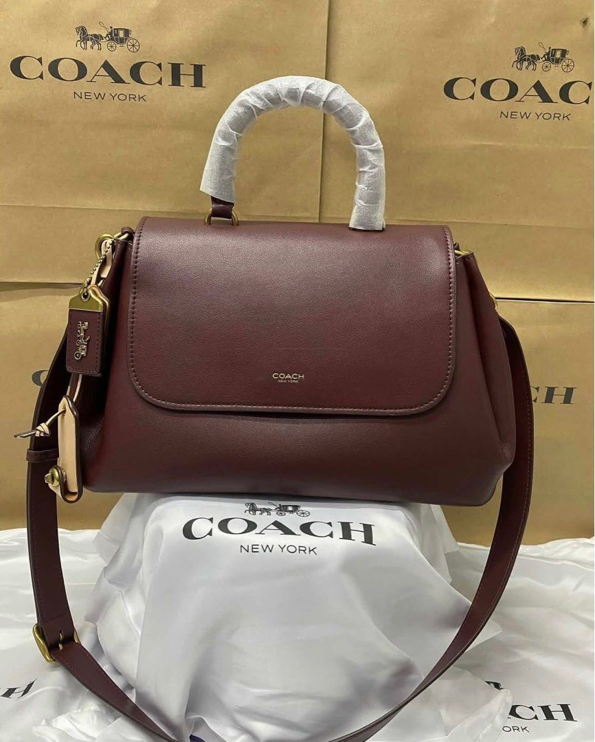 Coach SLOUCHY ROGUE TOP HANDLE BAG (Category: Luxury Bags & Wallets) located in Rizal. Submitted by LuxbyMarifrance (Listing ID 1402321468, Image 2). Description: 🏷️ 3,100 + SF 🧳 Coach SLOUCHY ROGUE TOP HANDLE BAG 📏 35.5cm (L) x 21cm (H) x 16cm (W) 📌 with dust bag, paper bag and care card ✨All trademarks, logos and brand names are reserved and property of the original brand owner. #coachph #authenticqualitybagsph #authenticqualitybags #lowest