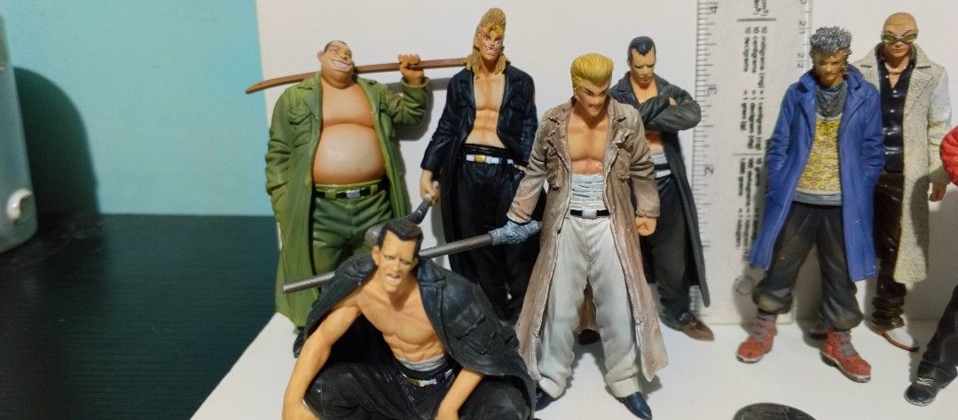 Crows X Worst Crows Zero Figures Sold per piece As Is (Category: Figurines & Statues) located in Mandaluyong City. Submitted by gr009 (Listing ID 1402369626, Image 2). Description: Please read the following; Sold per Piece - Crows X Worst Crows Zero figures - Features multiple characters. - Includes figures with unique outfits (long coats, jackets) As is, what you see is what you get please inspect the photos carefully No joy dibbers No reservati