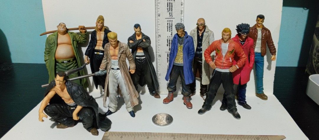 Crows X Worst Crows Zero Figures Sold per piece As Is (Category: Figurines & Statues) located in Mandaluyong City. Submitted by gr009 (Listing ID 1402369626, Image 1). Description: Please read the following; Sold per Piece - Crows X Worst Crows Zero figures - Features multiple characters. - Includes figures with unique outfits (long coats, jackets) As is, what you see is what you get please inspect the photos carefully No joy dibbers No reservati