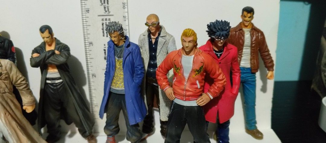 Crows X Worst Crows Zero Figures Sold per piece As Is (Category: Figurines & Statues) located in Mandaluyong City. Submitted by gr009 (Listing ID 1402369626, Image 3). Description: Please read the following; Sold per Piece - Crows X Worst Crows Zero figures - Features multiple characters. - Includes figures with unique outfits (long coats, jackets) As is, what you see is what you get please inspect the photos carefully No joy dibbers No reservati
