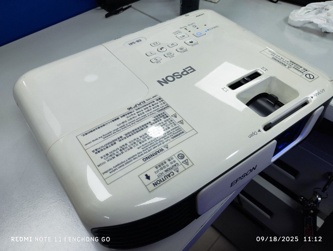 Epson Projector - RUSH (Category: Projectors) located in Manila. Submitted by projector_seller (Listing ID 1402473506, Image 3). Description: ‼️‼️ RUSH KAYA MURA‼️‼️ FOR SALE: EPSON EB-S41 3,300 lumens PROJECTOR 📌SPECS: • Projection System: 3LCD, 3-chip technology • Native Resolution: 800 x 600 (SVGA) • Color Brightness: 3,300 lumens • White Brightness: 3,300 lumens • Resolution, Projectors Facets: SVGA • Aspect Ratio: 4:3 • Contrast Ratio, Proj
