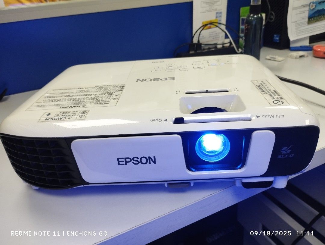 Epson Projector - RUSH (Category: Projectors) located in Manila. Submitted by projector_seller (Listing ID 1402473506, Image 1). Description: ‼️‼️ RUSH KAYA MURA‼️‼️ FOR SALE: EPSON EB-S41 3,300 lumens PROJECTOR 📌SPECS: • Projection System: 3LCD, 3-chip technology • Native Resolution: 800 x 600 (SVGA) • Color Brightness: 3,300 lumens • White Brightness: 3,300 lumens • Resolution, Projectors Facets: SVGA • Aspect Ratio: 4:3 • Contrast Ratio, Proj