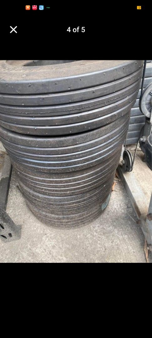 Forklift Tires (Category: Mags and Tires) located in Makati City. Submitted by ea22150 (Listing ID 1402326061, Image 2). Description: Brand new old stock forklift tires, size 4.00-8 P P1500 last price 5 pcs available.