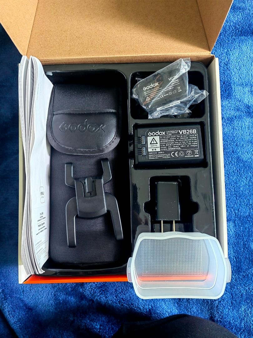 Godox V860IIIS Speedlite Flash (Category: Flashes) located in Quezon City. Submitted by paperwinkel (Listing ID 1402331078, Image 3). Description: - Godox V860IIIS Speedlite Flash - Features a clear display screen - Includes menu, zoom, and mode selection buttons - Flash head is tiltable for versatile lighting - Model number V860IIIS is printed on the flash body 9k negotiable.