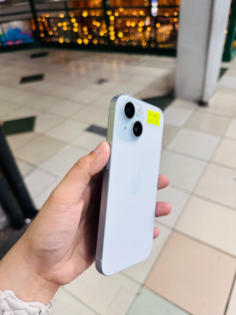 Iphone 15 128GB 98BH smartlocked NTC approved no issues (Category: iPhone 15 Series) located in San Juan City. Submitted by najihahtelecomshop2018 (Listing ID 1402424106, Image 2). Description: Legit Store | Original unit FOR SALE | TRADE / SWAP ▫️INSTALLMENT thru: 🔸Credit Card (straight / installment) 🔸Ggives / Gcredit + 6% interest 🔸Spay Later + 6% interest (RFS: Buy and Sell any kinds of Gadgets) Description: iPhone 15 128GG ( other GB are 