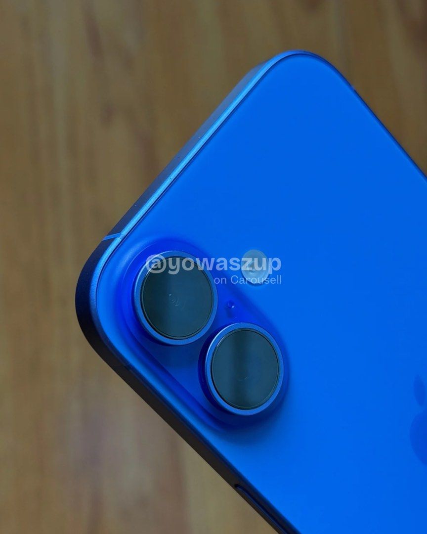 iPhone 16 128GB Ultramarine (Category: iPhone 16 Series) located in Quezon City. Submitted by yowaszup (Listing ID 1402309028, Image 3). Description: iPhone 16 Ultramarine 128GB Details: -100% battery health -Bought last June 2025 (5 months old) -No scratches or dents -Parts never been repaired or replaced -Still under warranty -Comes with original box and cable -Freebies: branded cases -Open-line -Bought in Apple store -Price negotiable -RFS: Ne