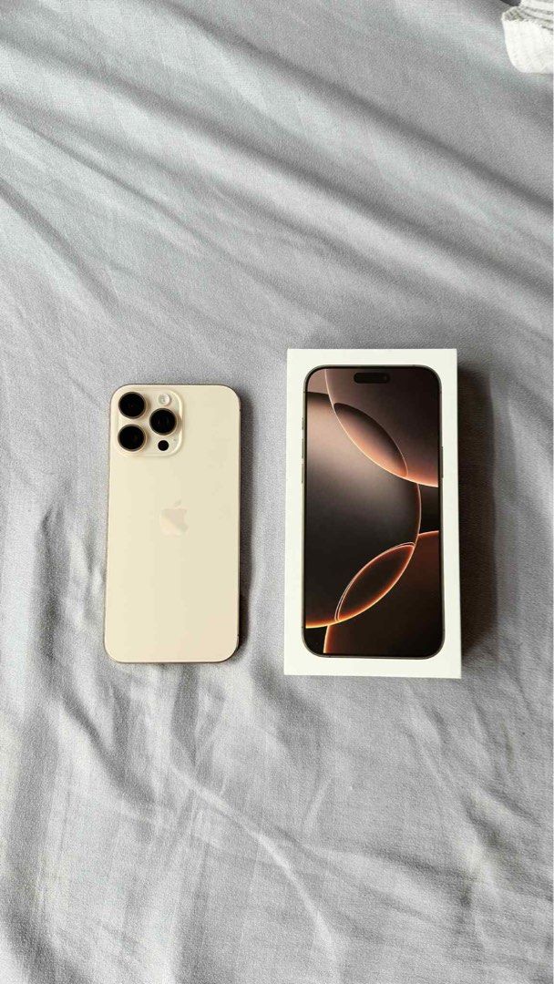 iPhone 16 pro max 256 GB (smart locked) (Category: iPhone 16 Series) located in Quezon City. Submitted by shopgabby (Listing ID 1402341671, Image 2). Description: FS ONLY Iphone 16 PRO MAX 256GB Can pass as bnew Smartlocked 30CC Only with warranty until Sept 2026 No issues Complete with box Meetup only QC/Laguna/Tagaytay .