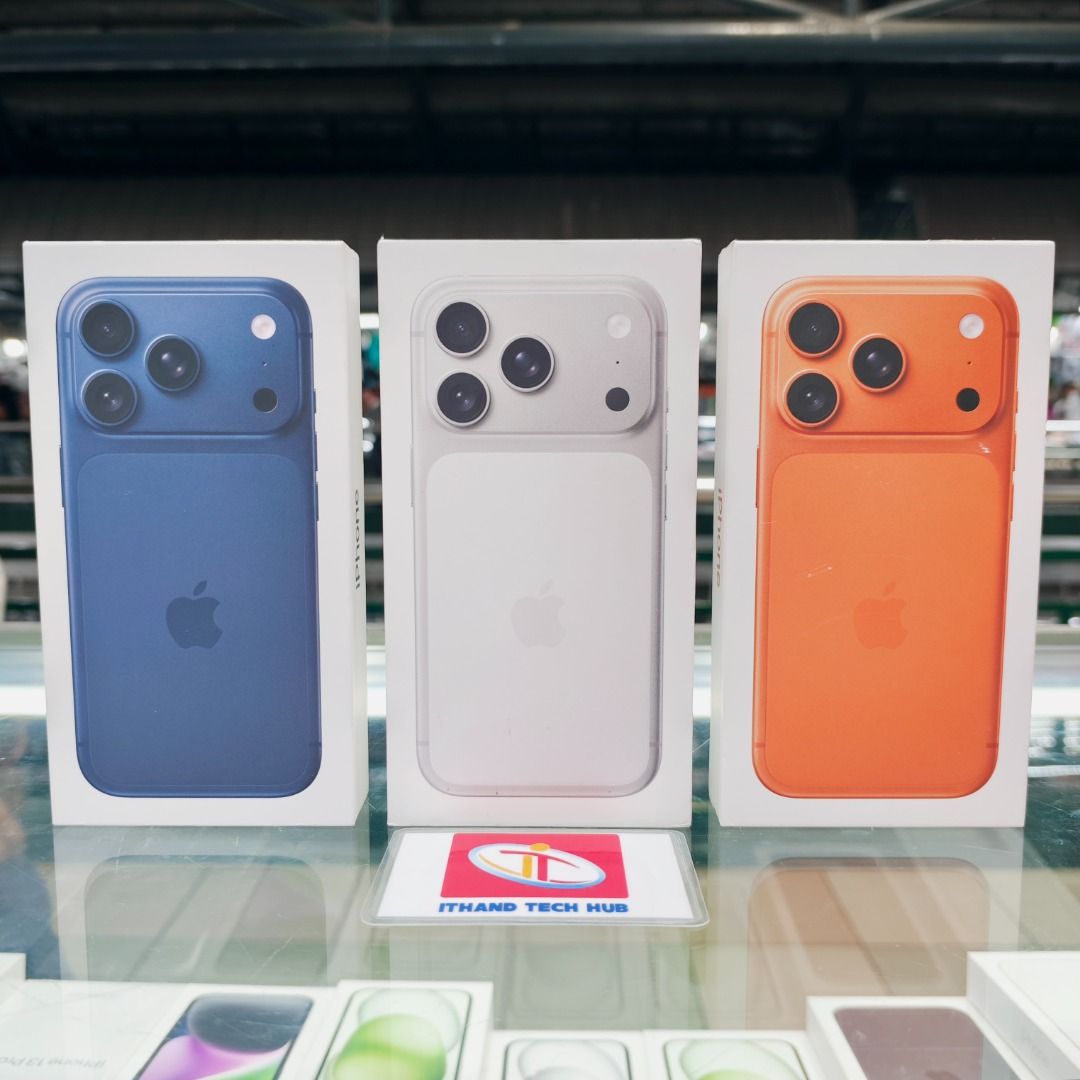 iPhone 17 Pro Max NTC (Category: iPhone 17 Series) located in San Juan City. Submitted by ithandtechhub (Listing ID 1402465919, Image 1). Description: iPhone 17 Pro Max: • 2TB - ₱140,000 • 1TB - ₱119,000 • 512GB - ₱96,000 • 256GB - ₱81,000 Warranty: ➣ 5 days replacement for factory defect ➣ 1 year Apple warranty All units are: ➣ brand-new and sealed ➣ never opened and not activated ➣ 100% authentic ➣ with standard factory package Store Details: ➣