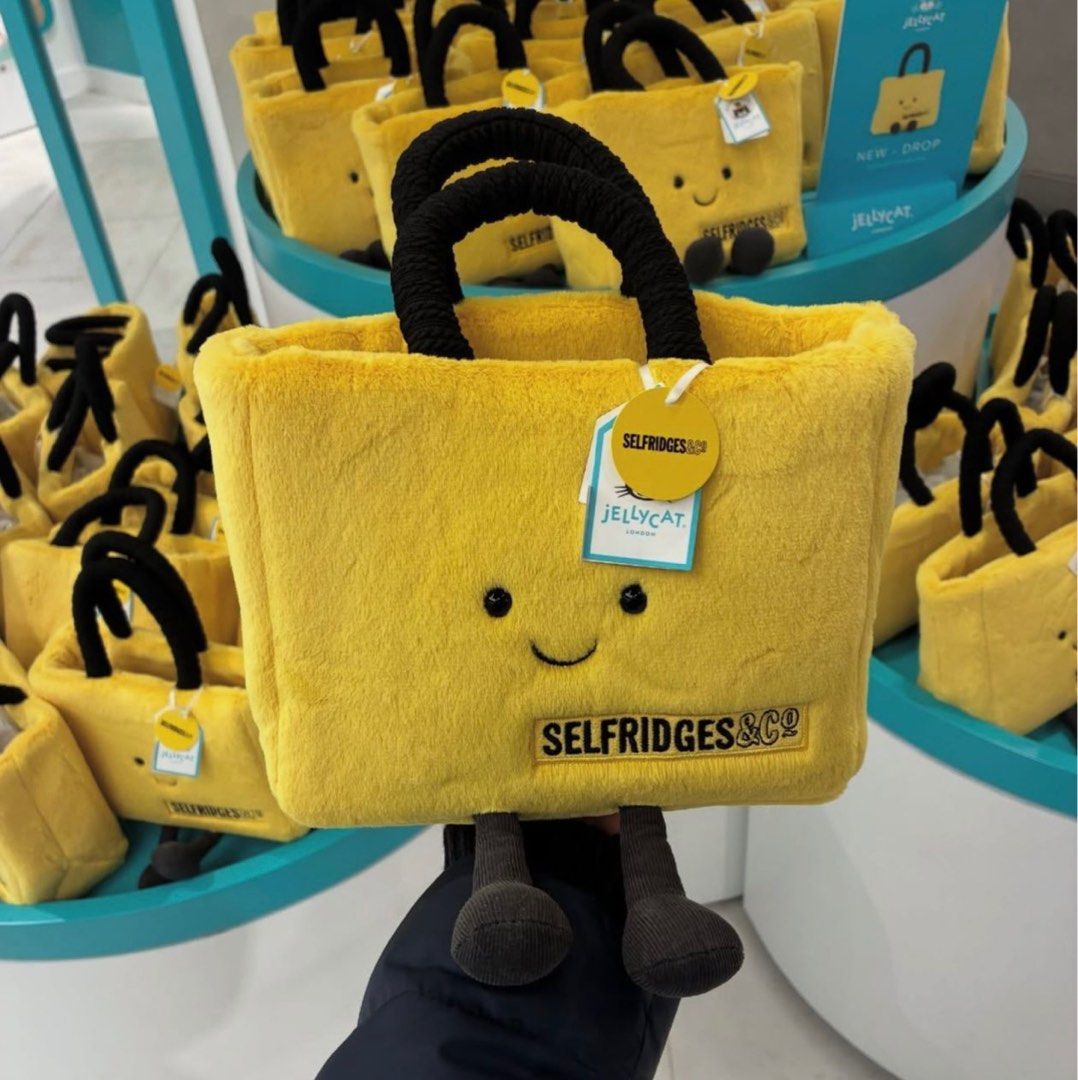 預購！Jellycat 英國限定新貨！Amuseables Selfridges Bag!, 興趣及