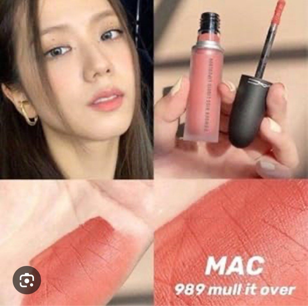 MAC Powder Kiss Liquid Lipcolour MULL IT OVER (Category: Makeup) located in Manila. Submitted by lessentiel.ph (Listing ID 1402303841, Image 2). Description: - MAC Powder Kiss Liquid Lipcolour - shade MULL IT OVER - Matte finish - Clear tube with black cap - Features the MAC logo - Authentic product.