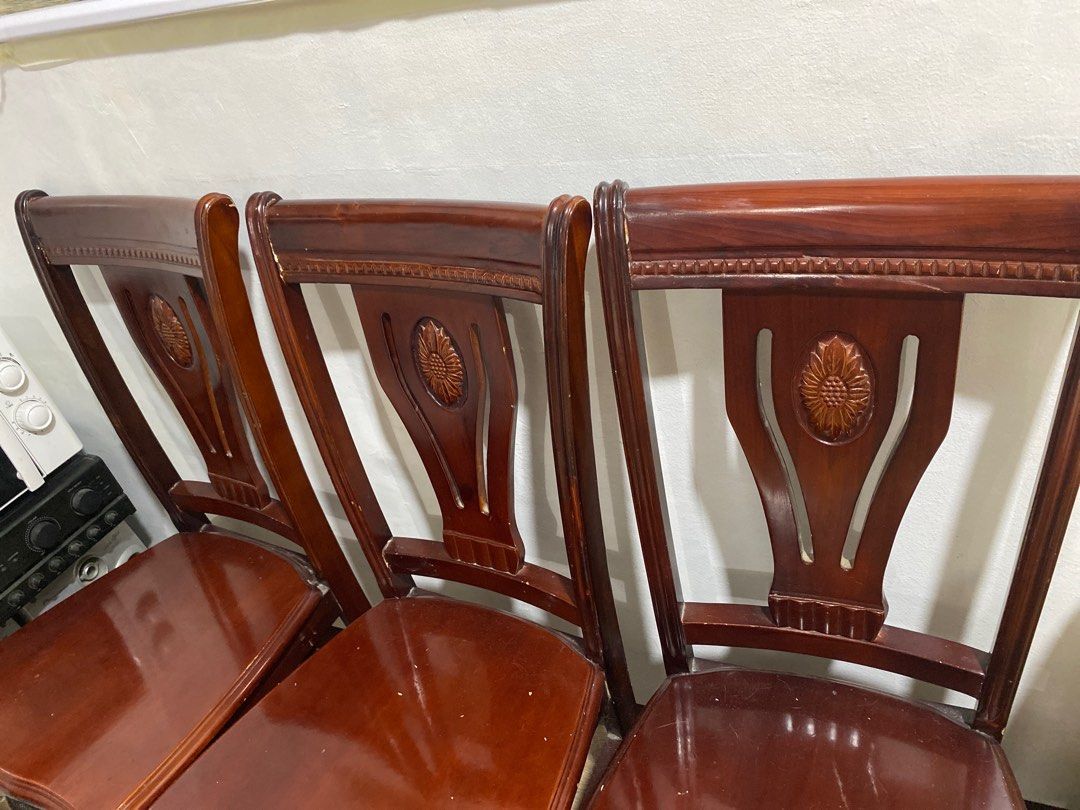 Marble Dining Table with 6 wooden chairs - marmol table (Category: Tables & Sets) located in Cavite. Submitted by veann_cee (Listing ID 1402477093, Image 2). Description: .