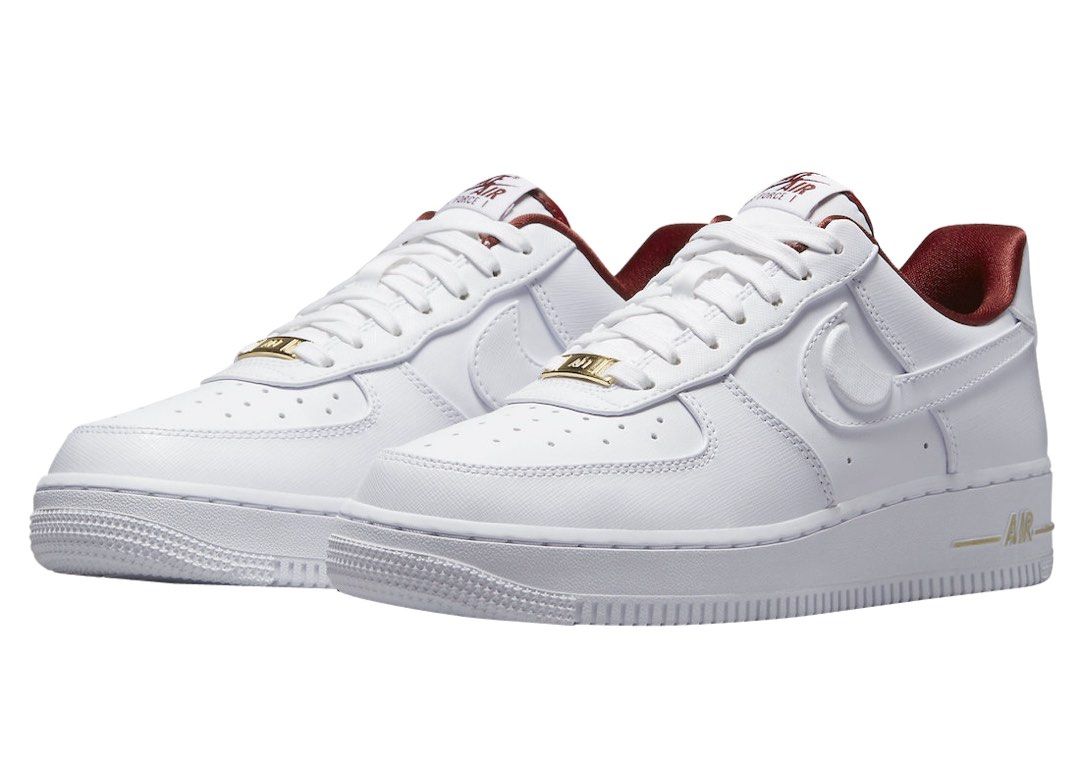 Nike Air Force 1 Low Just Do It Summit White Team Red (Category: Sneakers) located in Antipolo. Submitted by msegoods (Listing ID 1402430118, Image 1). Description: -Barely Used still in very good condition - Classic Nike Air Force 1 -40th Anniversary Limited Edition -Colorway: Summit White/Team Red-Metallic Gold -Womens US 8.5 RFS: Decluttering.
