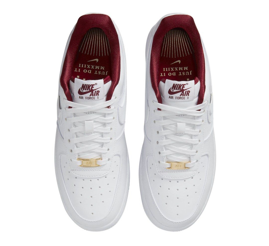 Nike Air Force 1 Low Just Do It Summit White Team Red (Category: Sneakers) located in Antipolo. Submitted by msegoods (Listing ID 1402430118, Image 3). Description: -Barely Used still in very good condition - Classic Nike Air Force 1 -40th Anniversary Limited Edition -Colorway: Summit White/Team Red-Metallic Gold -Womens US 8.5 RFS: Decluttering.