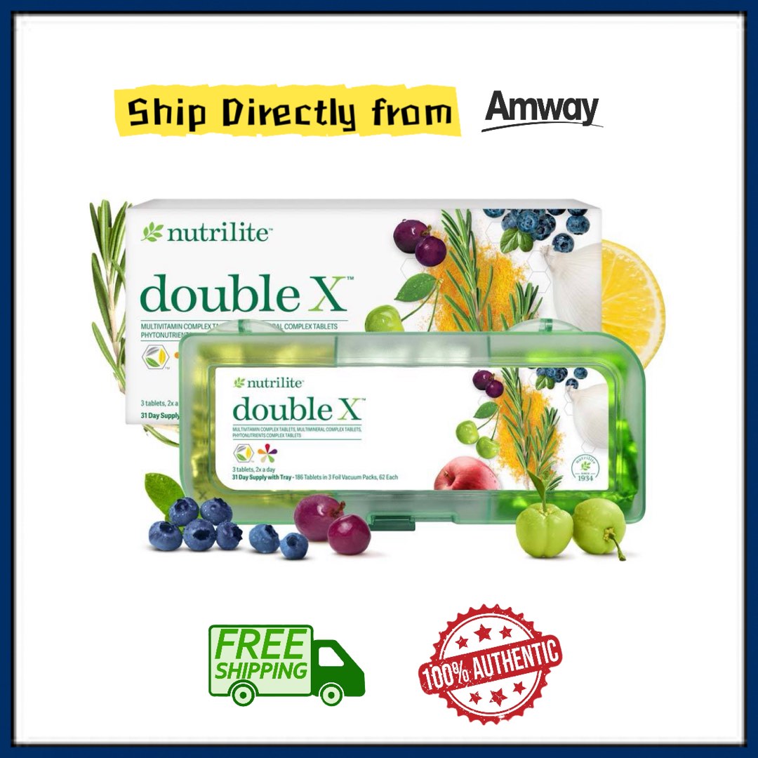 Nutrilite Double X - Tray 31-Day Supply, Health & Nutrition, Health ...