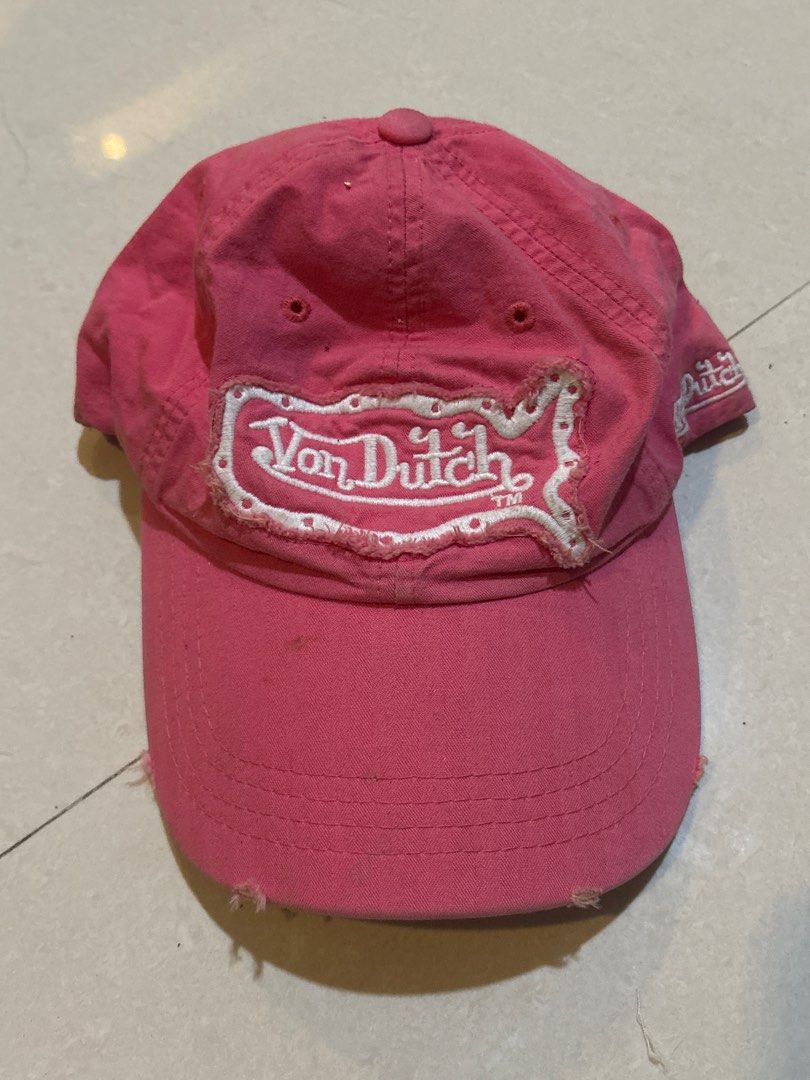 Pink Vintage Von Dutch Cap Y2K (Category: Caps & Hats) located in Manila. Submitted by nursingstudent2003 (Listing ID 1402443729, Image 1). Description: .