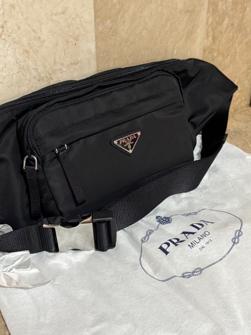 Prada Beltbag 2VL005 (Category: Luxury Bags & Wallets) located in Manila. Submitted by itscaarrl__ (Listing ID 1402444730, Image 1). Description: Bought Brand New in europe Complete inclusions Negotioble Pm for FB Details, or for tel no. for proof of legitimacy of the bag Meeting area: Pampanga (SM Pamp/SM Clark) RFS: Had another prada belt bag like this and was stolen, this is my replacement but ive never used it, will just sell it. As it no lon