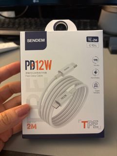 SENDEM PD12W Type-C to Lightning Charging Cable461763729435535360