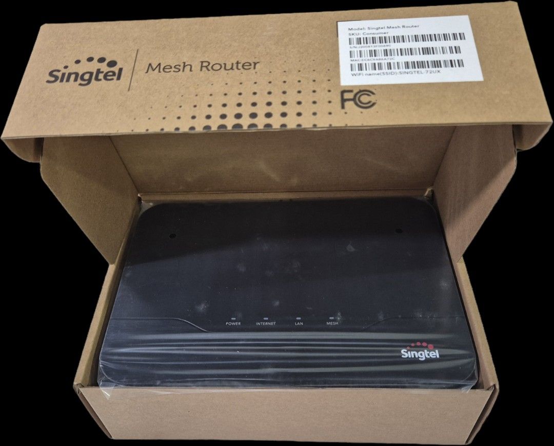 Singtel Mesh Router - Brand New, Computers & Tech, Parts & Accessories ...
