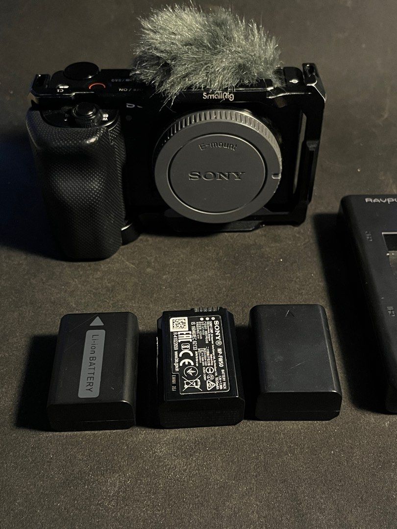 Sony ZV-E10 (Body Only) (Category: Cameras) located in Paranaque City. Submitted by kemeeestry (Listing ID 1402377037, Image 3). Description: 10/10 Performance (no issue) 9/10 Cosmetics (Minimal sign of usage) Low SC: 1X,XXX Inclusion: ZV-E10 with SmallRig Cage, Mic Hotshoe Cover, Charger, Box, and 3 Batteries (1 Orig and 2 Third Party) Php 32,000 If you want to buy as a bundle with my Tamron 17-70mm F2.8: Php 64,000 Feel free to message me if yo