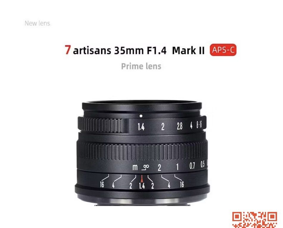 7artisans 35mm F1.4 (Category: Lens & Kits) located in San Pedro. Submitted by ikharize (Listing ID 1402498045, Image 2). Description: 7artisans 35mm F1.4 mark II aps-c prime lens for FUJI XF - Brand New Rfs: na doble check out.