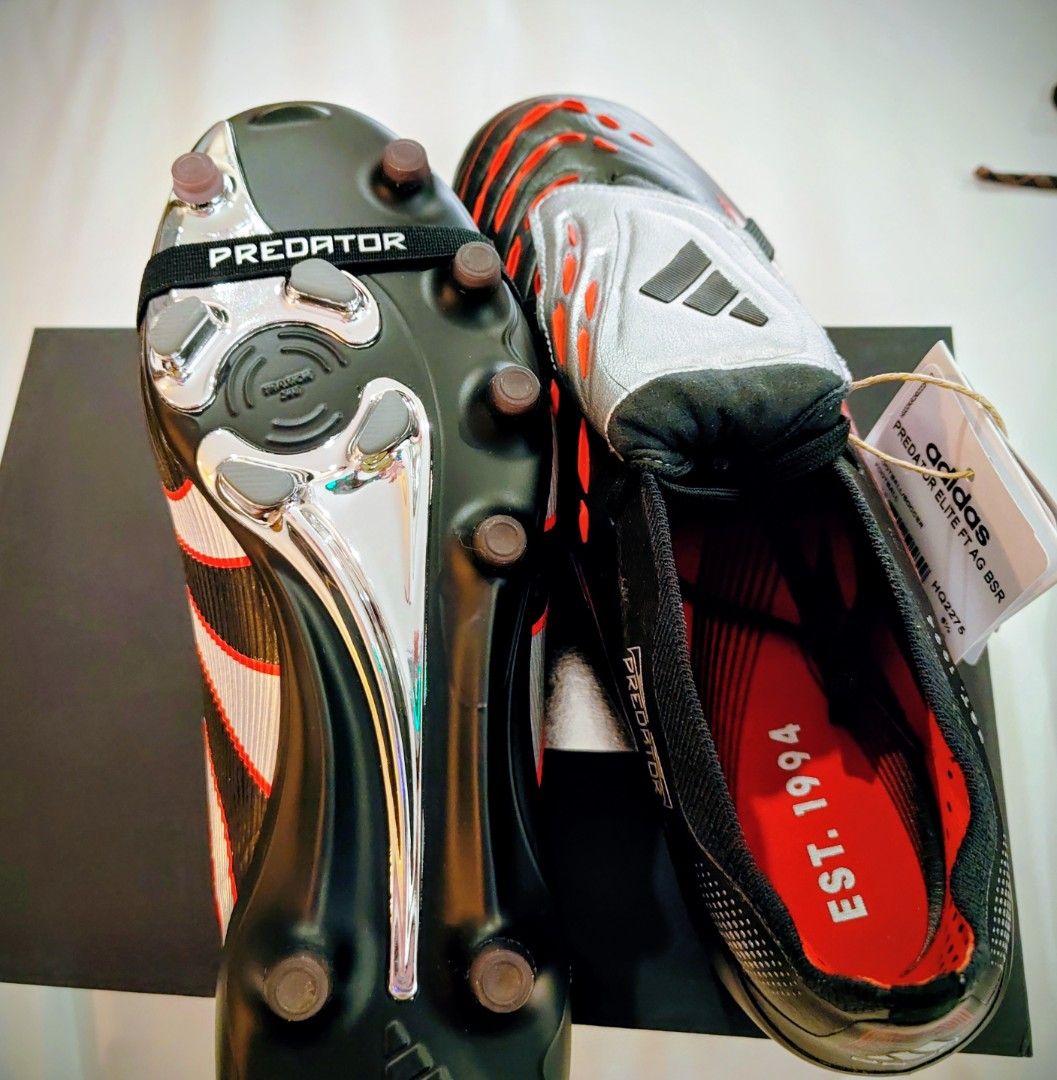 Adidas Predator 25 Elite FT AG (Leather), Sports Equipment, Sports