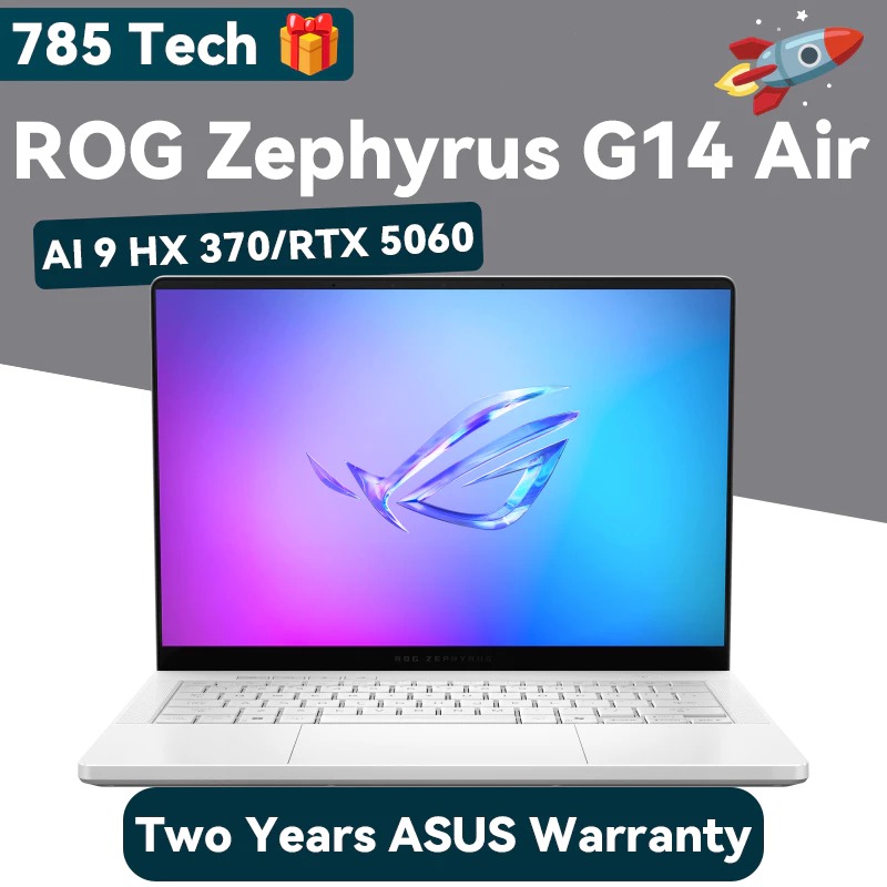 ASUS ROG Zephyrus G14 Air 2025 AMD Ryzen™ AI 9 HX 370 RTX5080/RTX5070 ...