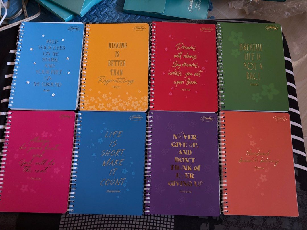 bini notebooks sterling (Category: Stationery & School Supplies) located in Lipa City. Submitted by piajustine_02 (Listing ID 1402559792, Image 1). Description: BUY 1 from upper row GET 1 to lower row 📍waltermart sucat 📍lipa batangas.
