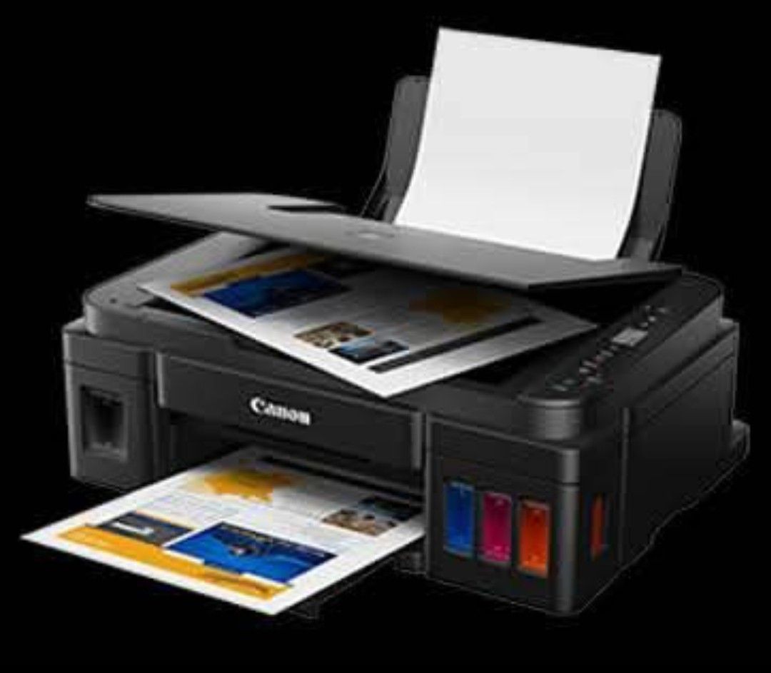 Brand new Canon PIXMA G2010 Printer/Scanner (Category: Printers, Scanners & Copiers) located in Cabiao. Submitted by Bullfrogs (Listing ID 1402496857, Image 1). Description: Brand new Canon PIXMA G2010 ✅Designed for high volume printing at low running cost ✅Print, Scan, Copy ✅Print Speed (A4, ISO): Up to 8.8 / 5 ipm (Mono/Colour) ✅USB 2.0 ✅Recommended Monthly Print Volume: 150 - 1500 pages.