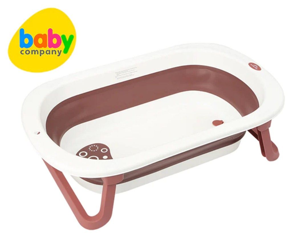 Collapsible Bathtub (Category: Bathtub & Bath Accessories) located in Silang. Submitted by tlcph (Listing ID 1402554492, Image 1). Description: - Baby Company collapsible bathtub - Two-tone design: white interior, brown exterior - Foldable legs for compact storage - Includes a convenient drain plug - Space-saving design, perfect for small bathrooms - Ideal for travel ***used twice only. originally bought at Baby Company for Php1,500. Selling for 
