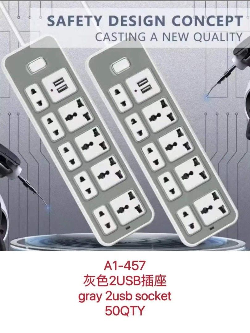 Extension USB Socket Power (Category: Electrical, Adaptors & Sockets) located in Manila. Submitted by yzlshop (Listing ID 1402500424, Image 1). Description: Brand new / COD Same day delivery via Lalamove Location: Manila Pm for inquiries. Thank you! .