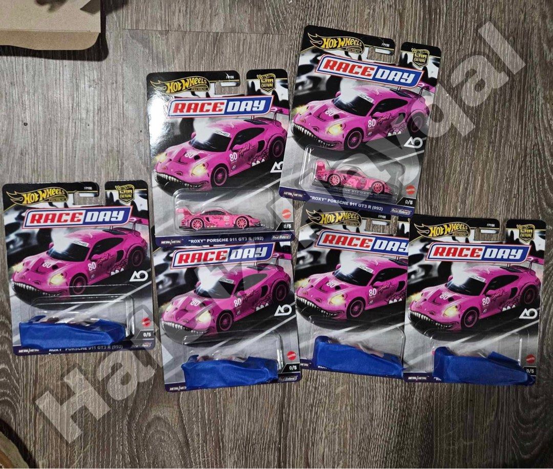 Hotwheels Premium Chase ROXY Porsche 911 GT3 R Race Day Car Culture ...