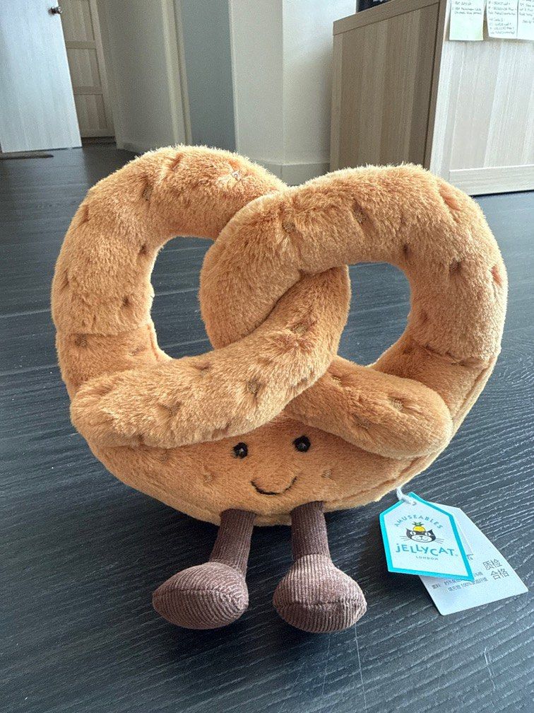 Jellycat Amuseables Pretzel, Hobbies & Toys, Toys & Games on Carousell