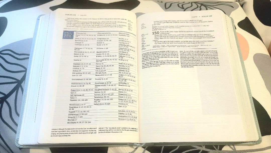 Life Application Study Bible KJV (free SF) (Category: Religion Books) located in Manila. Submitted by nayajellie (Listing ID 1402612902, Image 3). Description: KJV Life Application Study Bible Leatherlike - Floral Frame in Teal Features: - Words of Christ in Red - More than 10,000 notes and features - Over 100 Life Application profiles of key Bible people - Introductions and overviews for each book of the Bible - More than 500 maps & charts place